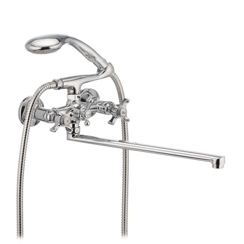 Смеситель для ванны Cron Zeus 143 Хром (CR0078)