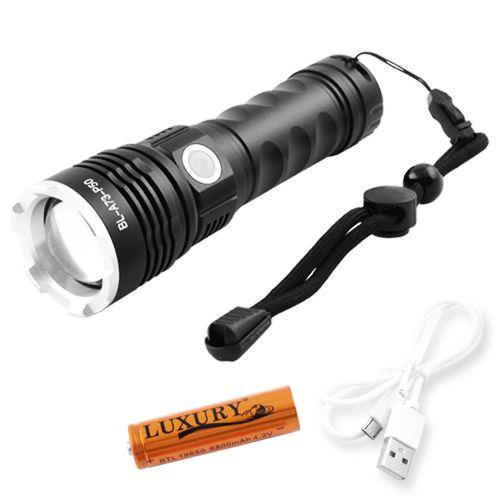 Ліхтарик A73-P50 ЗУ microUSB - фото 2