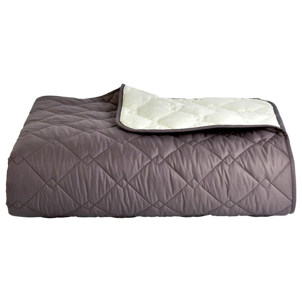 Покрывало IDEIA CUBE двухстороннее 100х135 см Шоколадный/Молочный