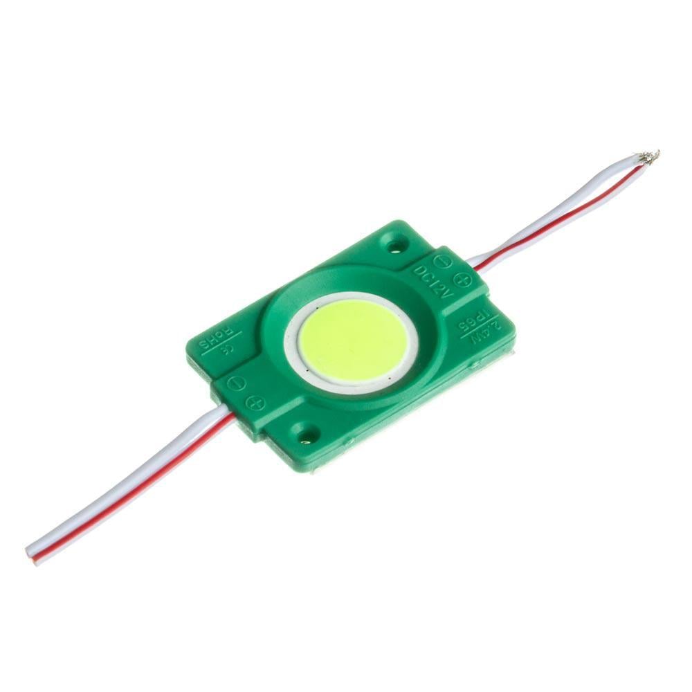 Светодиодный модуль MTK СОВ-Round-1LED-G-2,4W №97/5 Зеленый (27771047)