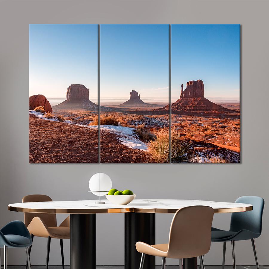 Картина природа Красивая Долина монументов в США 156x100 см (A1081-3)