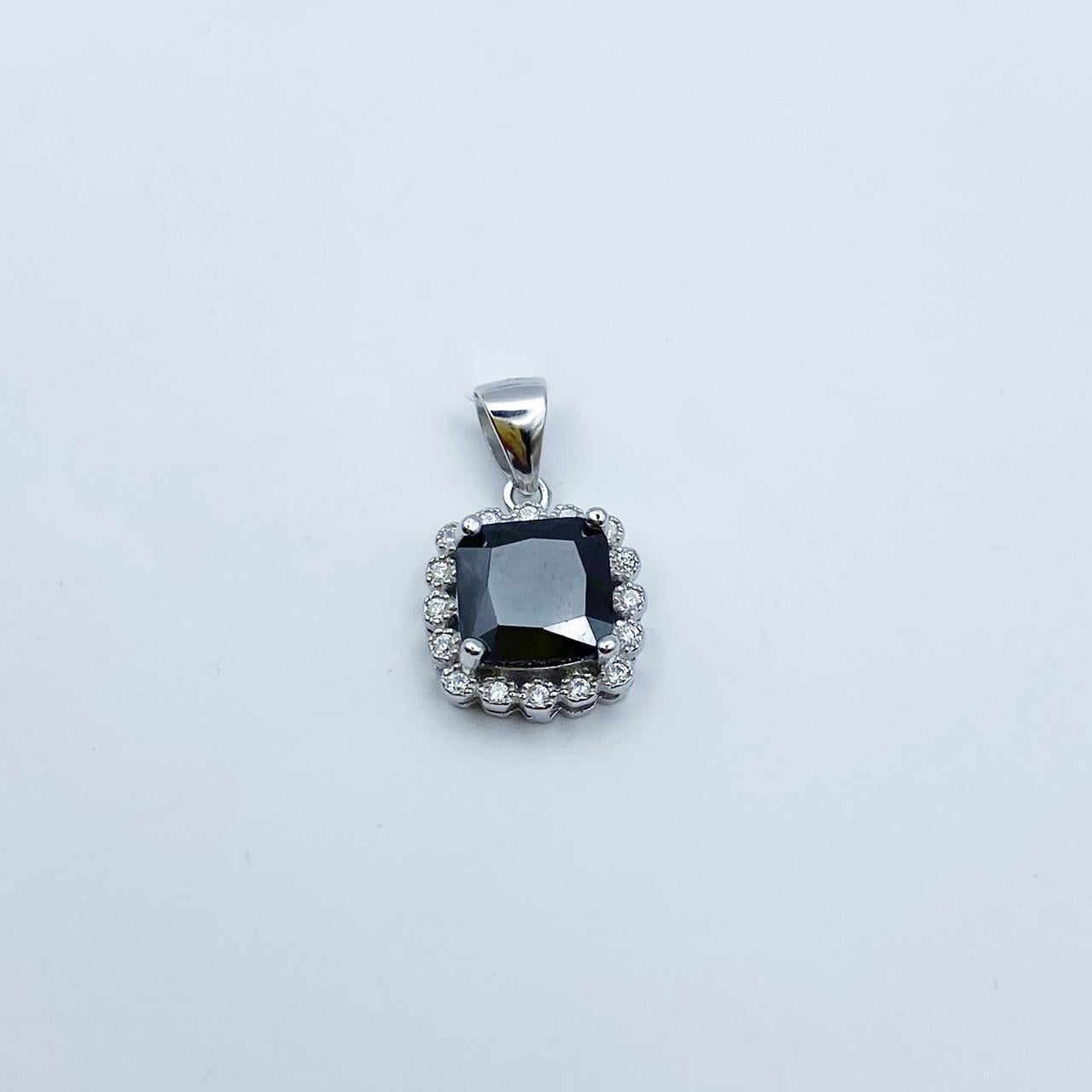 Серебряный кулон с кубическим цирконием 2,19 г (2182389581)