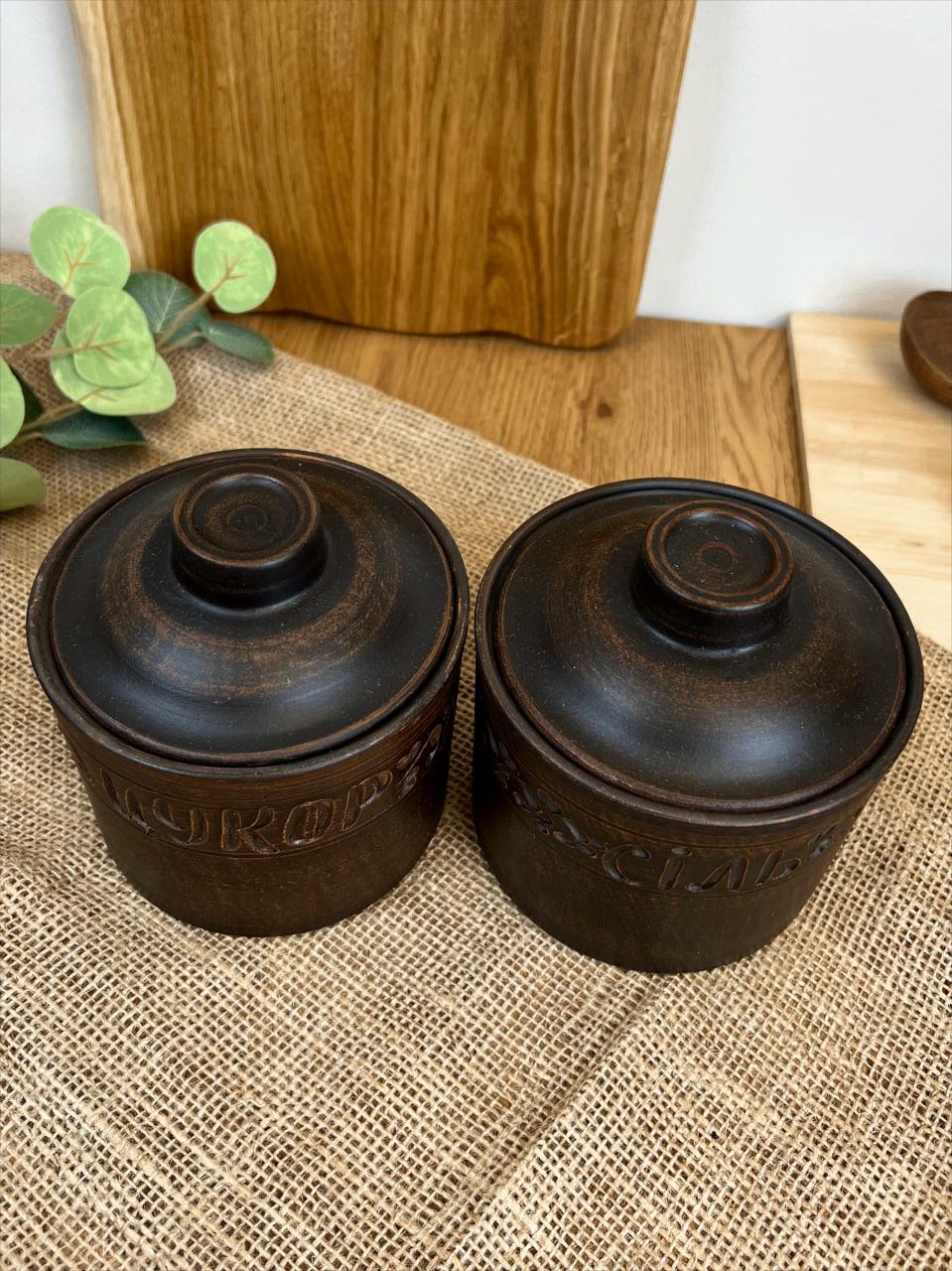 Набір для спецій керамічний керамічний декор 0,7 л (3000-32) - фото 2 Набір для спецій керамічний керамічний декор 0,7 л (3000-32) - фото 2