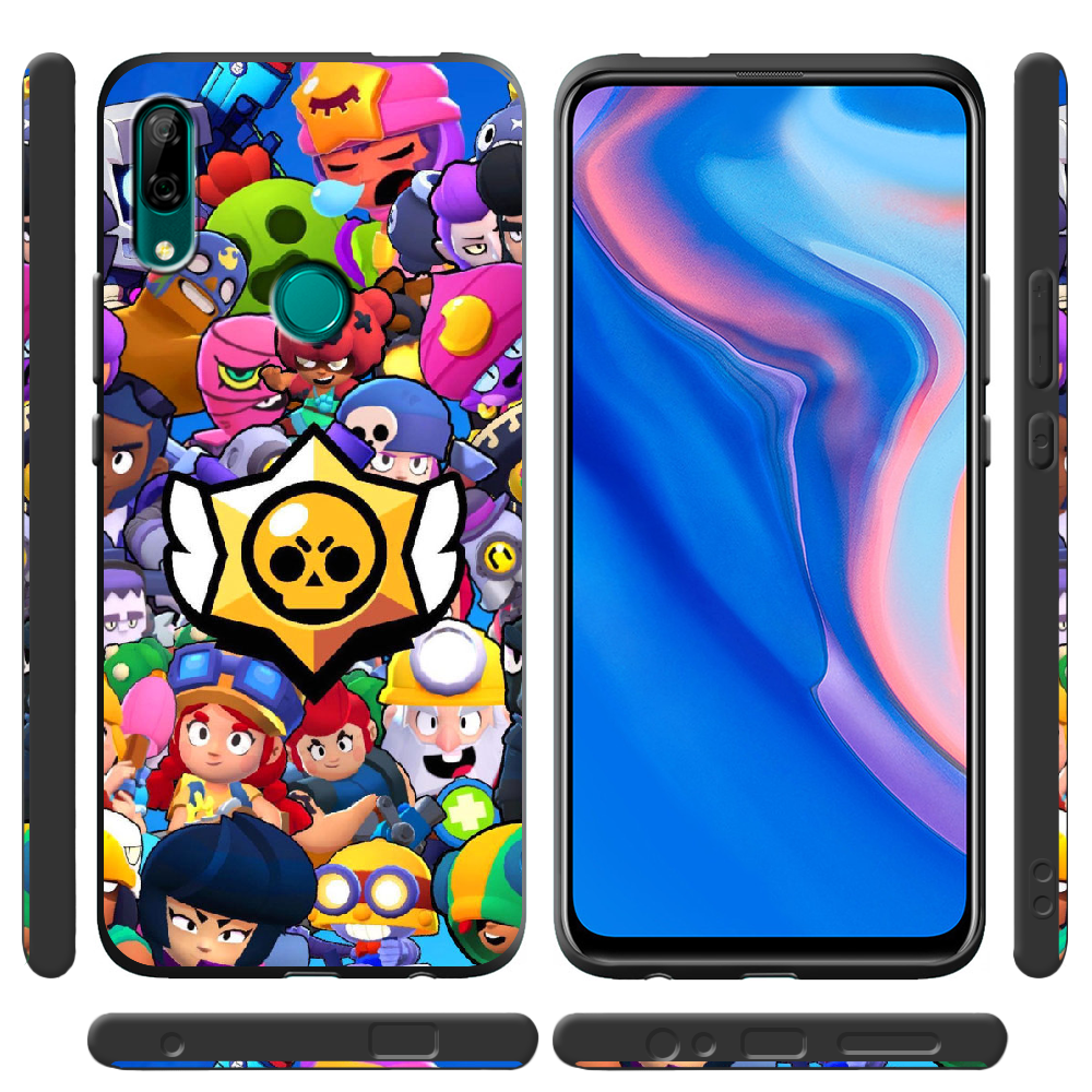 Чохол Boxface Huawei P Smart Z Brawl Stars Чорний силікон (37381-up2389-38944) - фото 2