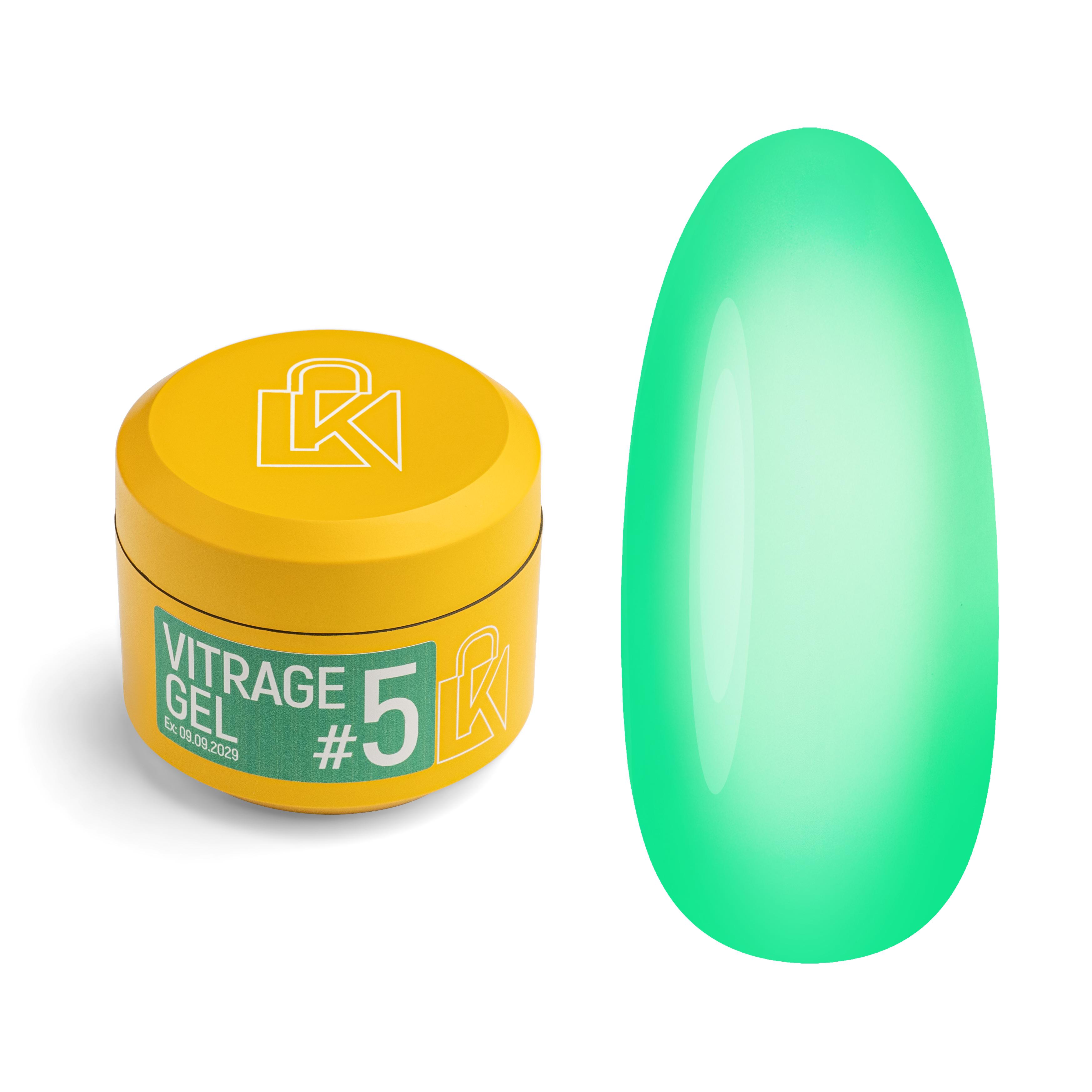 Гель для наращивания Kupiuviti Vitrage Gel №05 30 мл