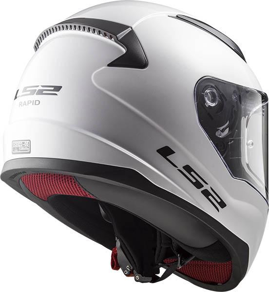 Мотошлем LS2 FF353 Rapid Solid M Gloss White (21189) - фото 10