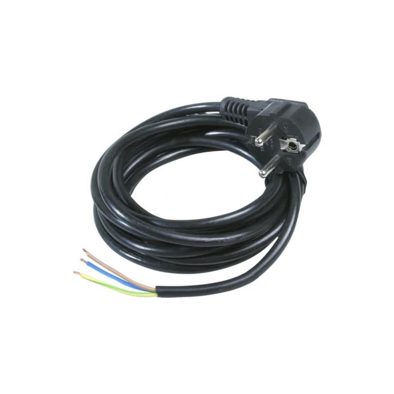 Кабель з вилкою Neomax 3x1 мм2 3 м з заземленням Чорний (NX511003)