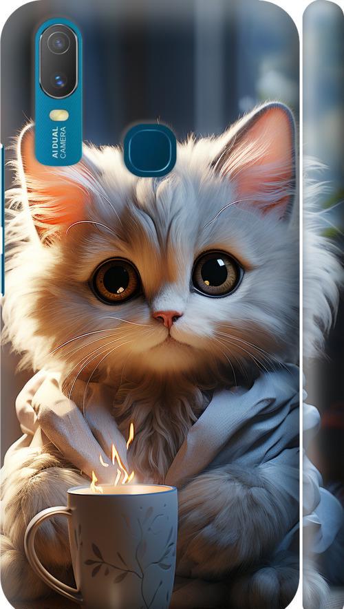 Чехол на Vivo Y11 White cat (5646m-629-42517) Чехол на Vivo Y11 White cat (5646m-629-42517)