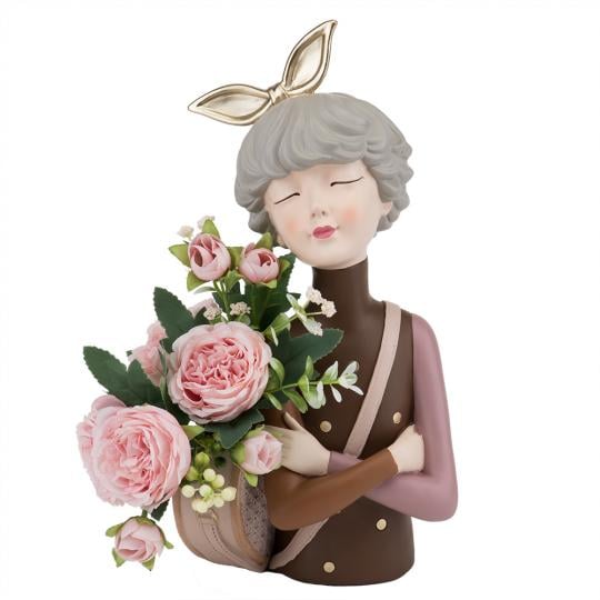 Ваза статуэтка Magic Gardens Dream Девочка с сумочкой 35х13х17 см Ваза статуэтка Magic Gardens Dream Девочка с сумочкой 35х13х17 см