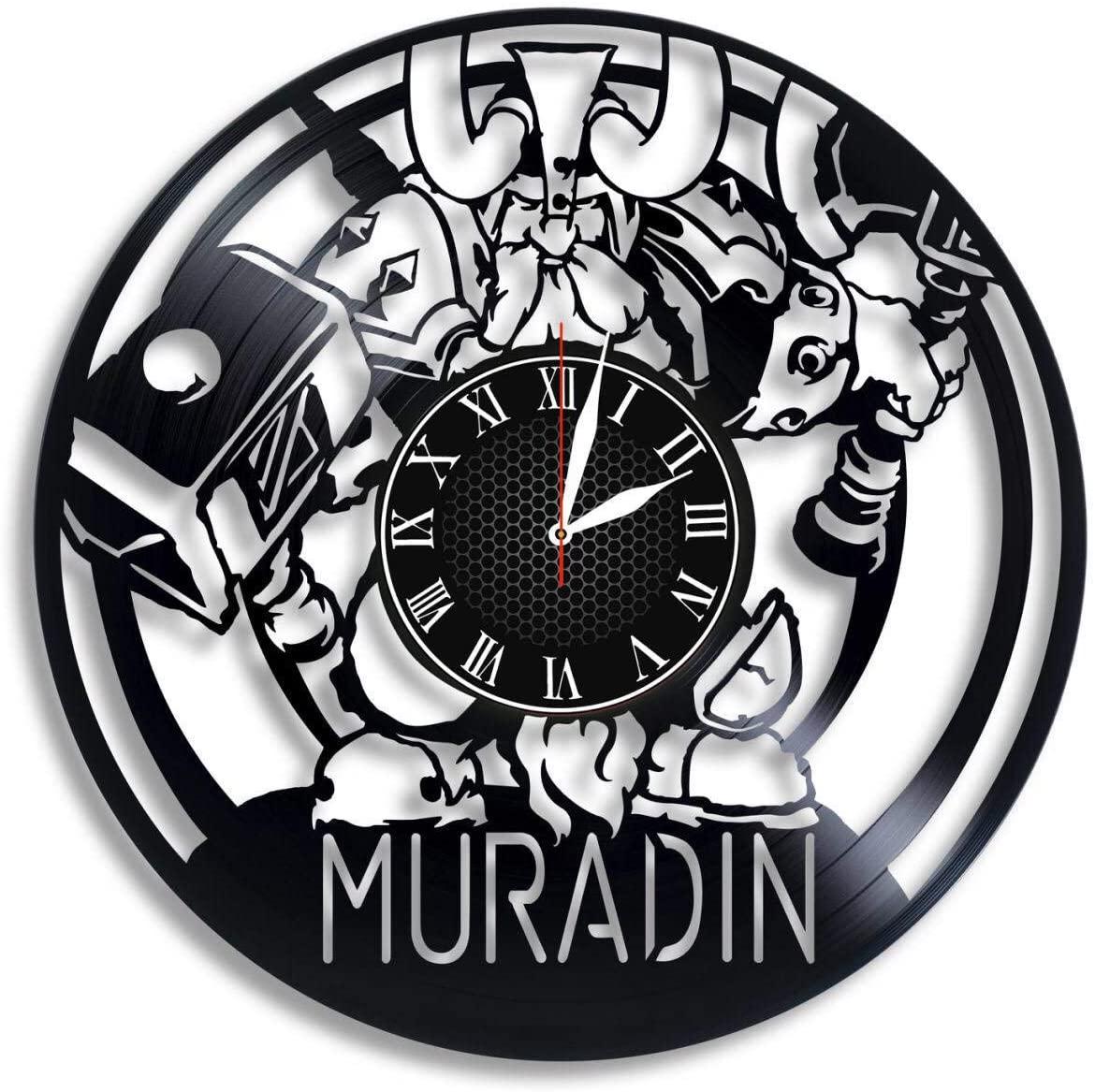 Часы настенные Muradin Bronzebeard 2452 из виниловой пластинки