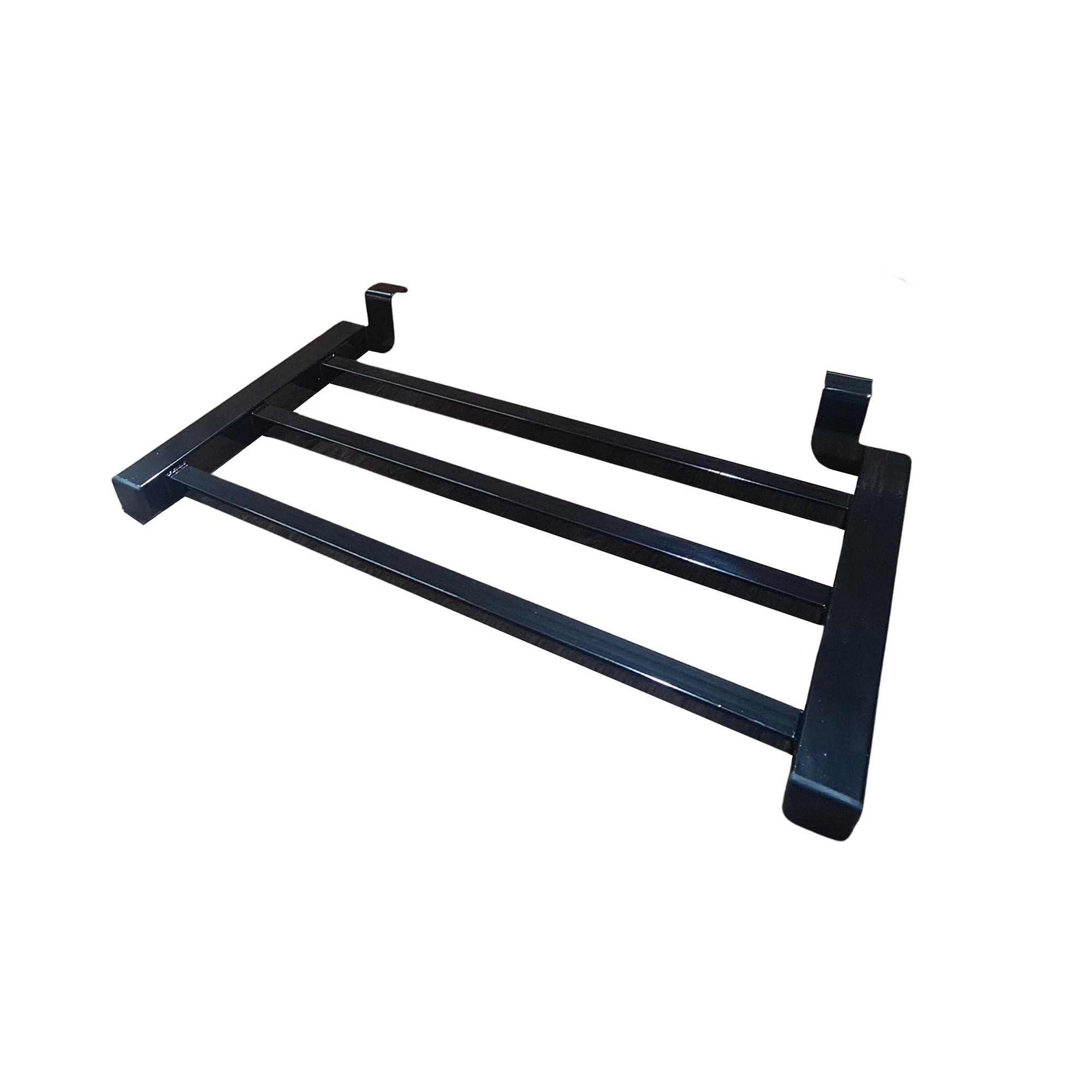 Полочка для полотенцесушителя Carino LORENZO Черный глянец (28766337) - фото 5 Полочка для полотенцесушителя Carino LORENZO Черный глянец (28766337) - фото 5