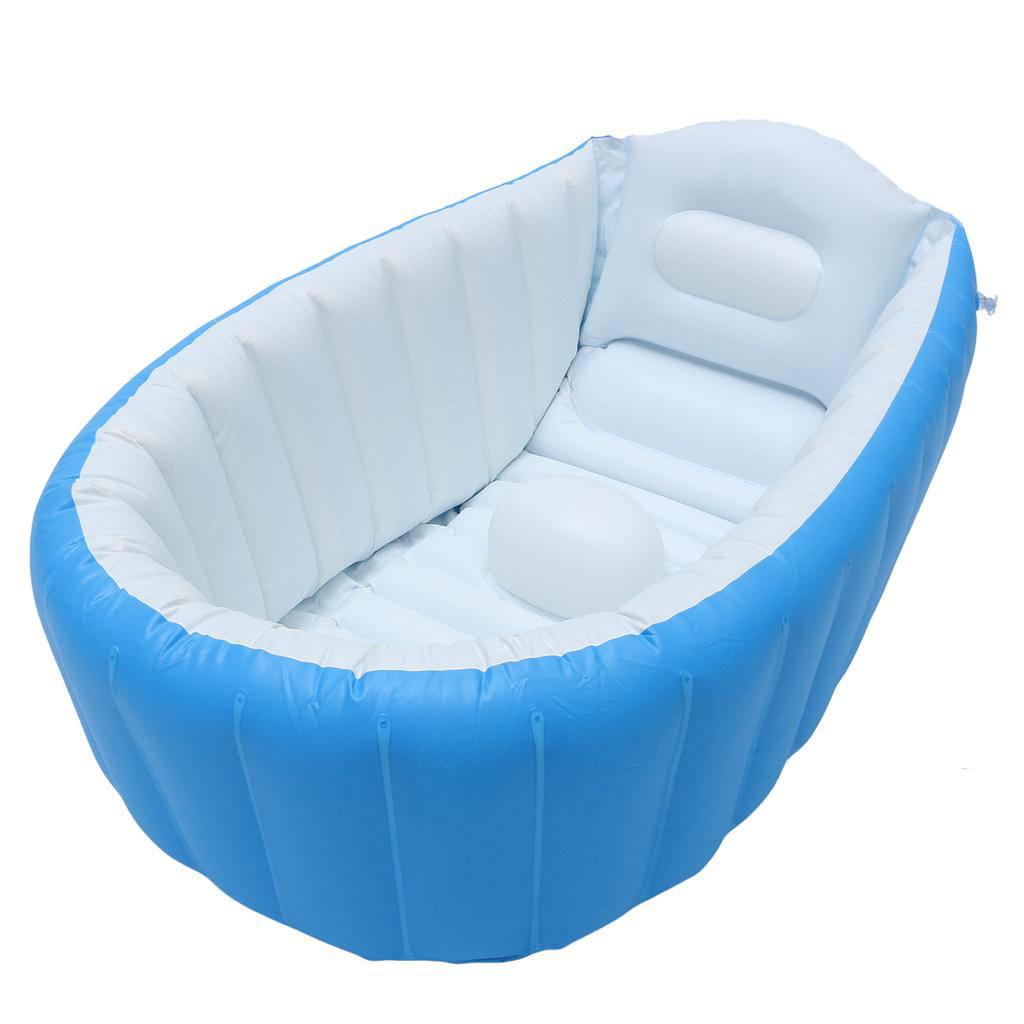 Надувная ванночка детская Intime Baby Bath Голубой
