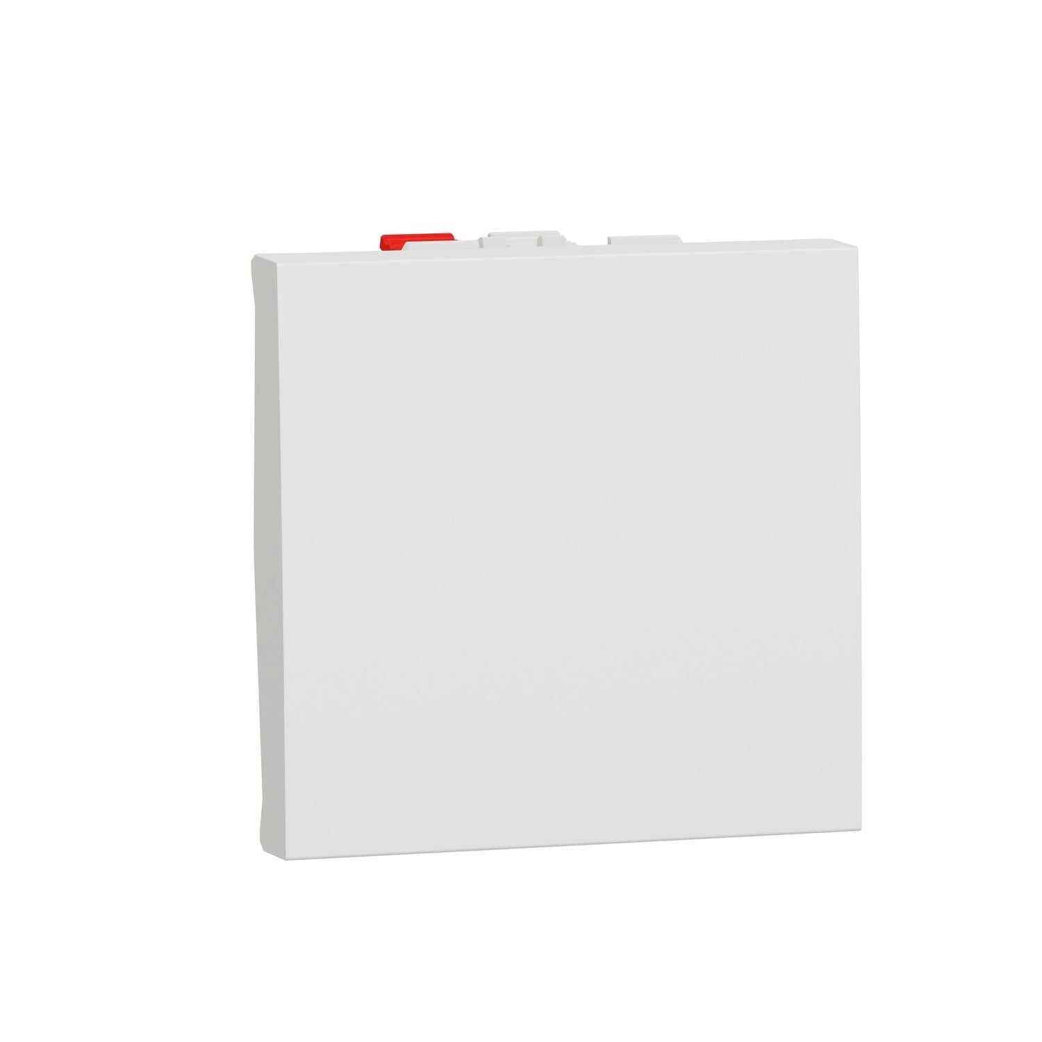 Вимикач кнопковий Schneider Electric Unica 2 модулі Білий (NU320618) Вимикач кнопковий Schneider Electric Unica 2 модулі Білий (NU320618)