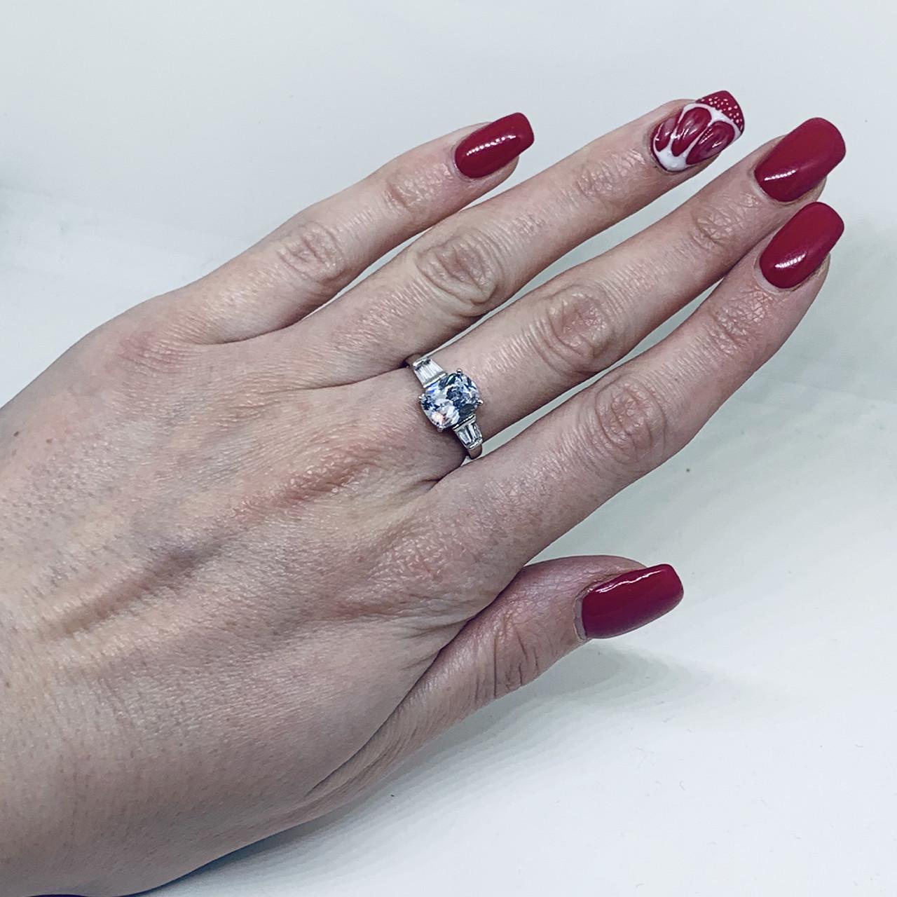 Кольцо серебряное с кубическим цирконием р. 16,5 3,02 г (1546817935) Кольцо серебряное с кубическим цирконием р. 16,5 3,02 г (1546817935)