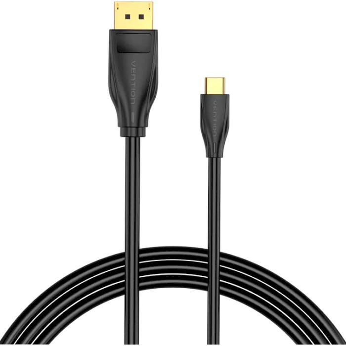 Кабель Vention DisplayPort - USB Type-C M/M 2 м Black (CGYBH)