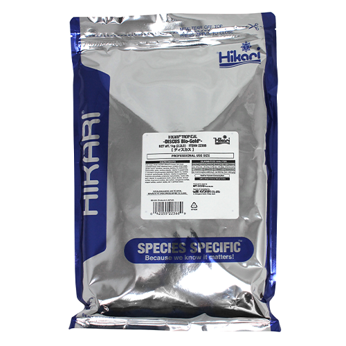 Корм сухий Hikari Tropical Discus Bio-Gold у гранулах для дискусів 6-15 см ~1-1,5 мм 1 кг тонучий (22366)