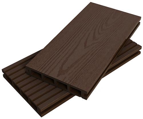 Терасная доска Zagu Classic 3D ДПК 150х25х2900 мм Шоколад (28099361)