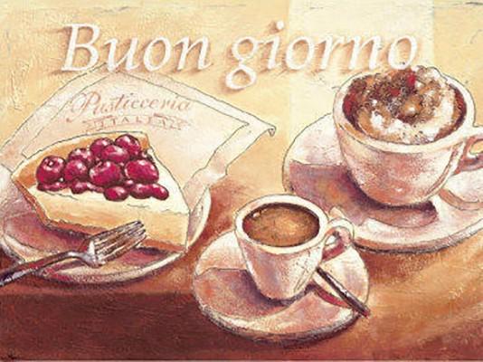 Алмазная мозаика на подрамнике ТМ Алмазна Мозаїка Buon giorno 40x30 см (DMF.223-pdr)