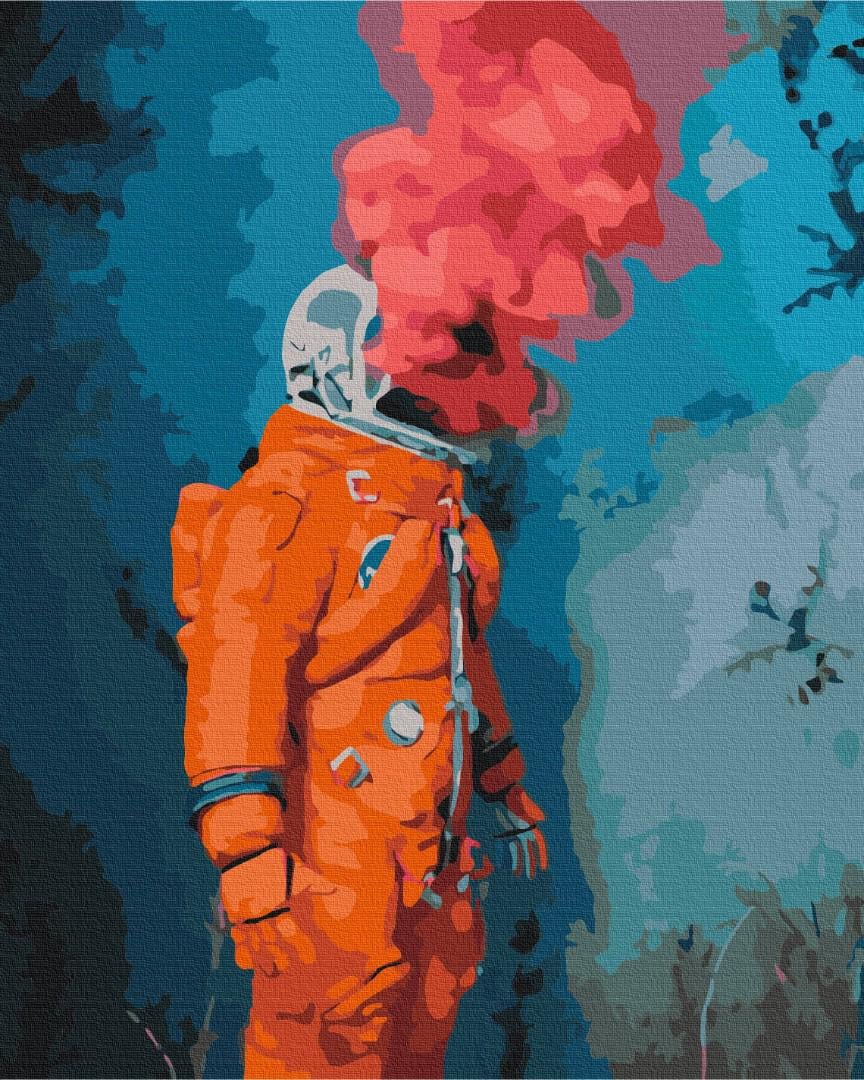 Картина за номерами Brushme Космічний герой 40х50 см (BS35330)