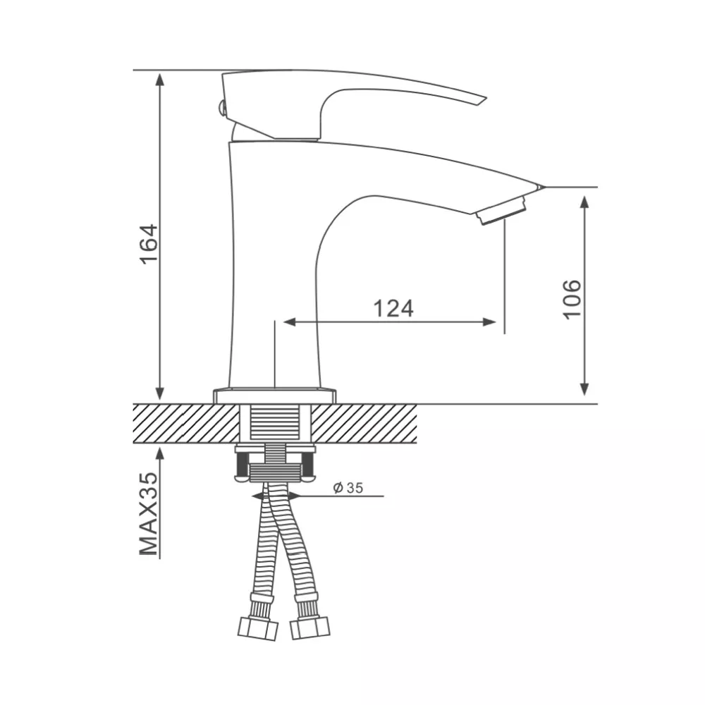 Смеситель для умывальника Gappo G1007-13 Золотой (1045060) - фото 17 Смеситель для умывальника Gappo G1007-13 Золотой (1045060) - фото 17