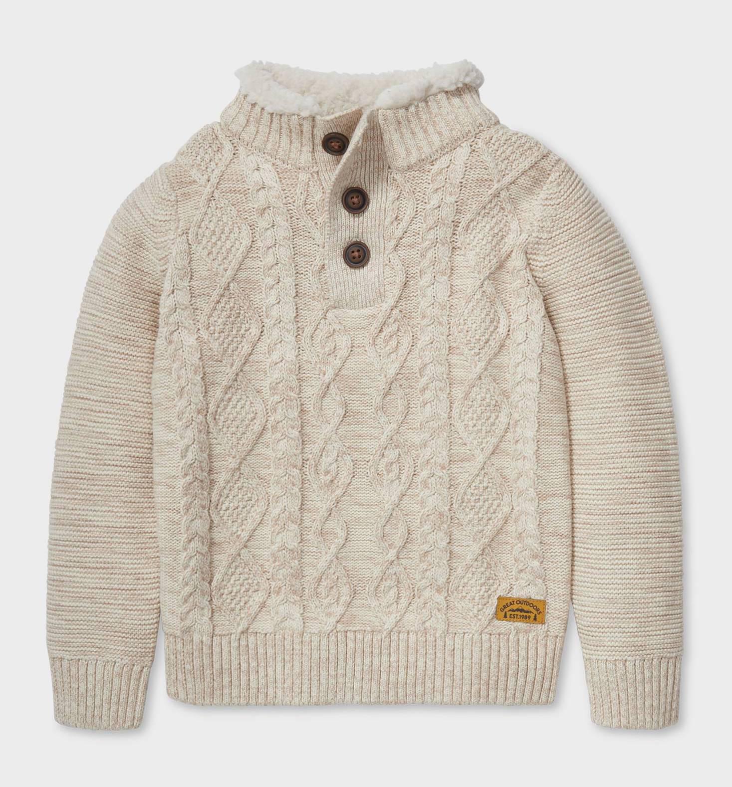 Свитер для мальчика C&A 140 см Бежевый (2133462)