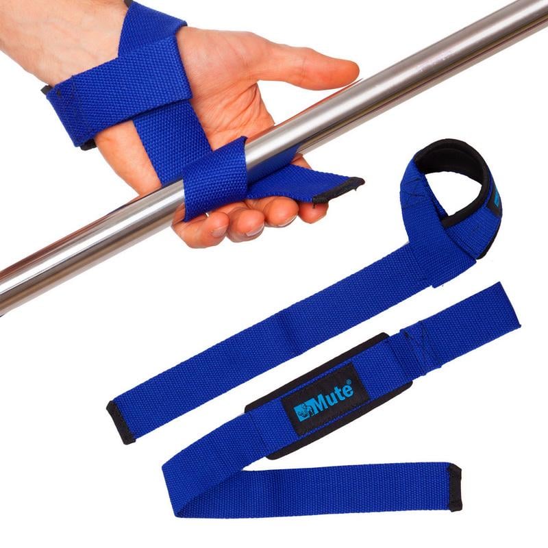 Лямки для тяги MUTE 9153-1 2 шт. Синий - фото 2