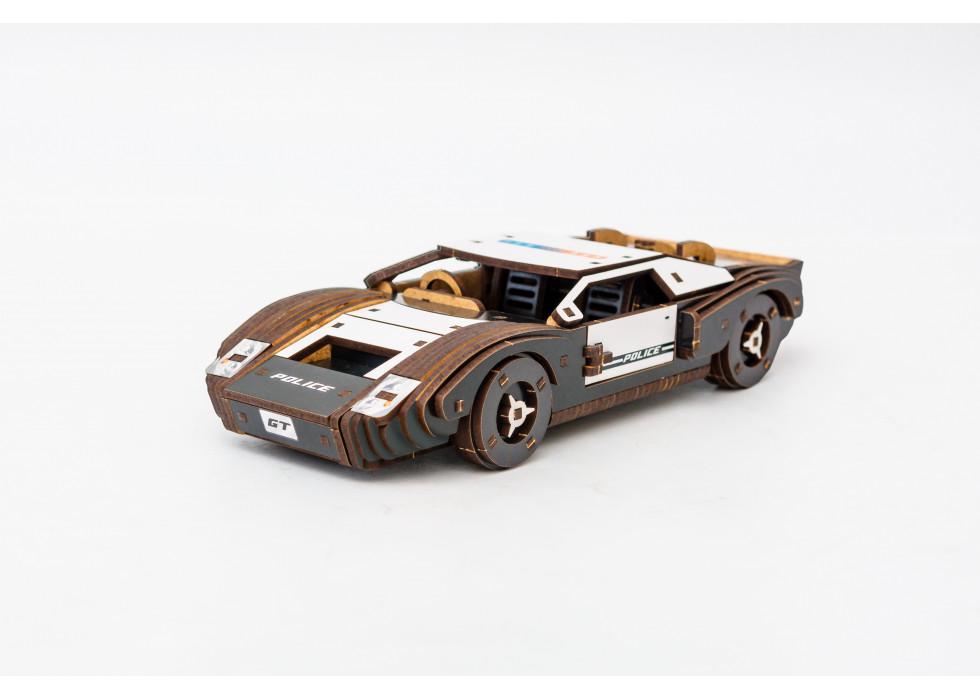 Конструктор 3D Fast car Gt из дерева 164 деталей (Puz-26916)