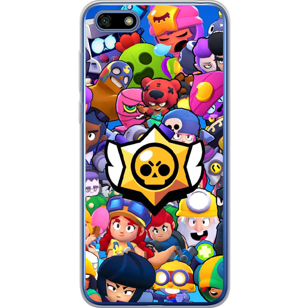 Чехол BoxFace Huawei Y5 2018 Brawl Stars Прозрачный силикон (33370-up2389-33370)