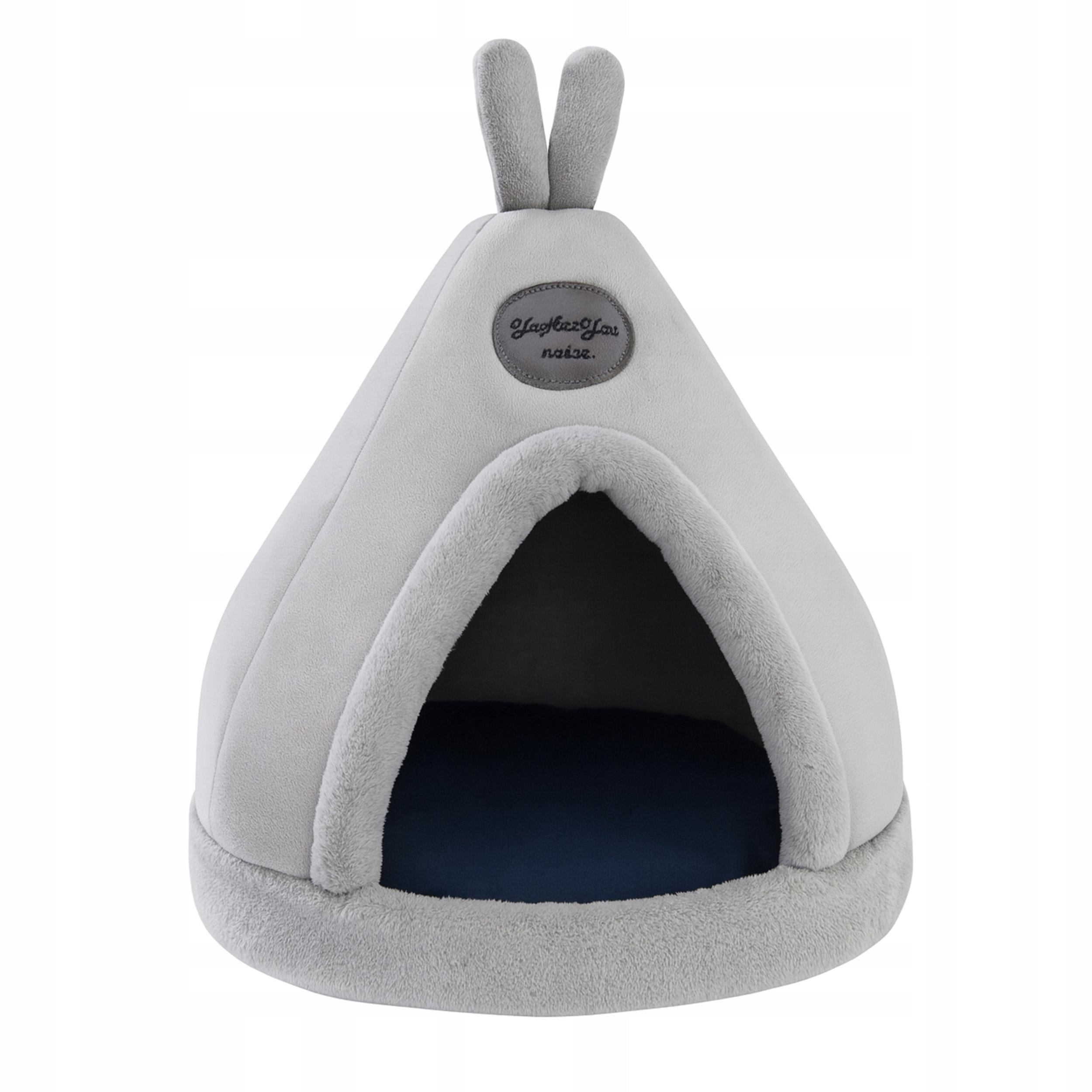 Лежанка для котів/собак Gotel плюшева Сірий (ZW8D1)