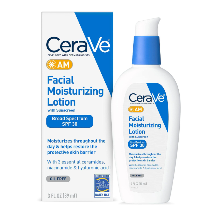 Лосьон для лица CeraVe AM SPF30 увлажняющий 89 мл