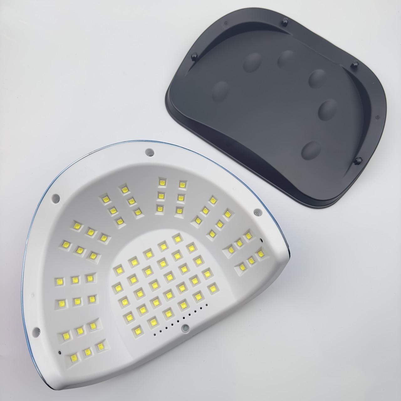 Лампа UV/LED SUN G4 Max з дисплеєм і дном що знімається 320 Вт Синій з рожевим - фото 4