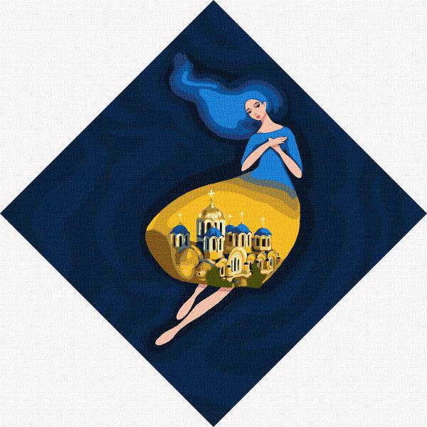 Картина по номерам Идейка Берегиня Владимирская 30x30 см (KHO4913)