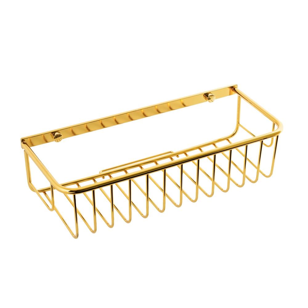 Полиця у ванну AWD Interior 1-ярусна 30x8x13 cм Золотий (AWD02081989)