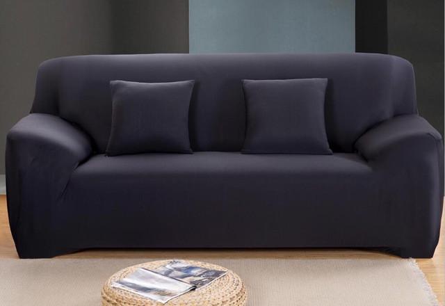 Чехол на диван HomyTex универсальный бифлекс Черный (6-12115-2)