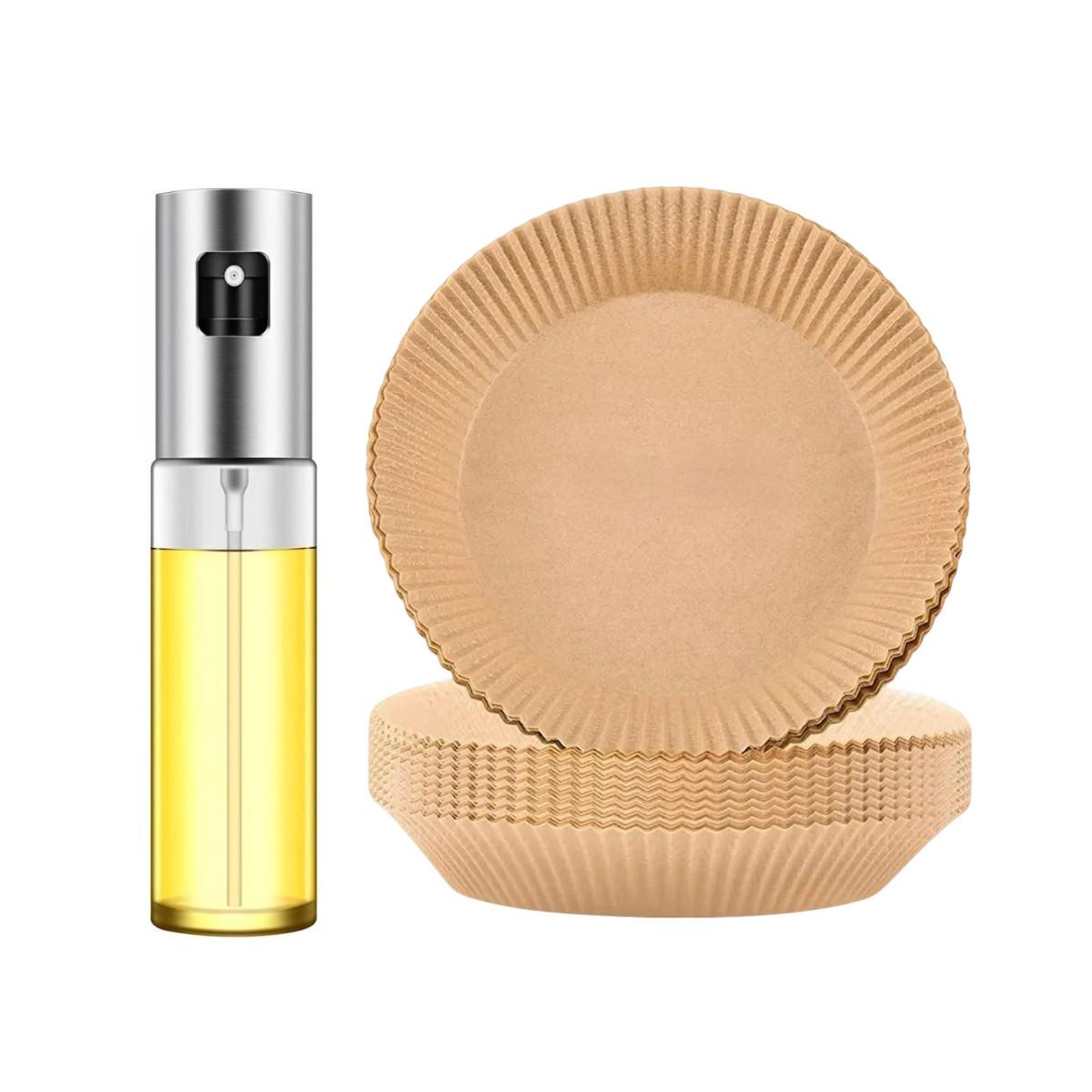 Форма пергаментна для аерогрилю та мультипечі Kraft 50 шт. 20х4,5 см