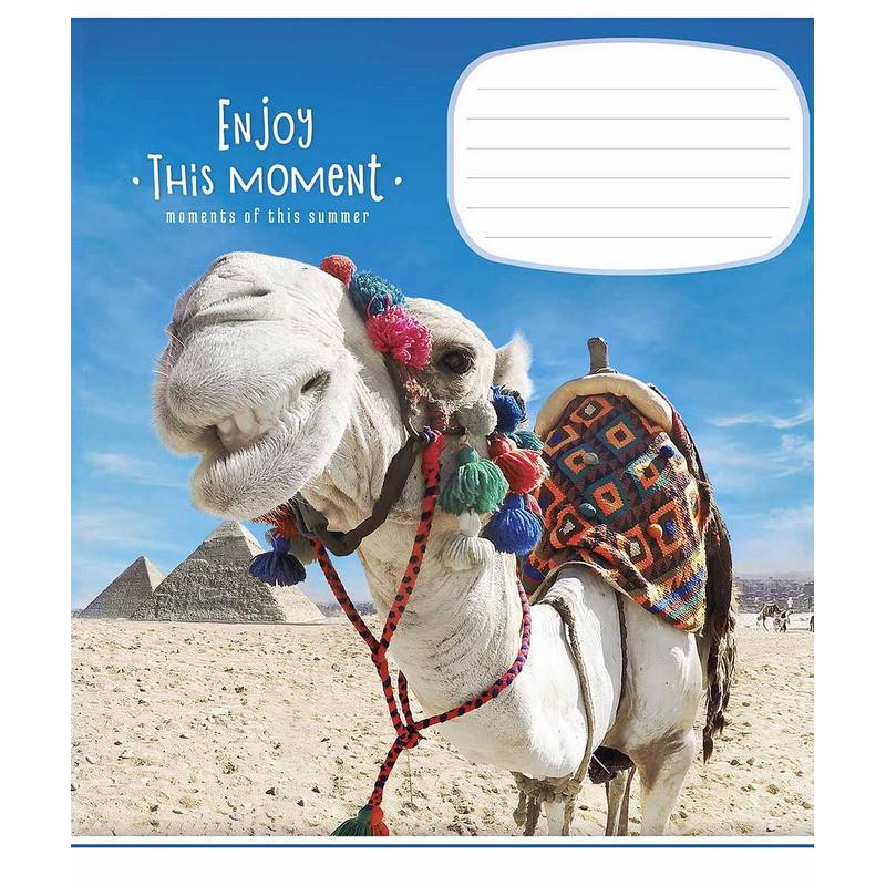 Зошит учнівський "Enjoy this moment" 012-2896L-1 в лінію 12 аркушів