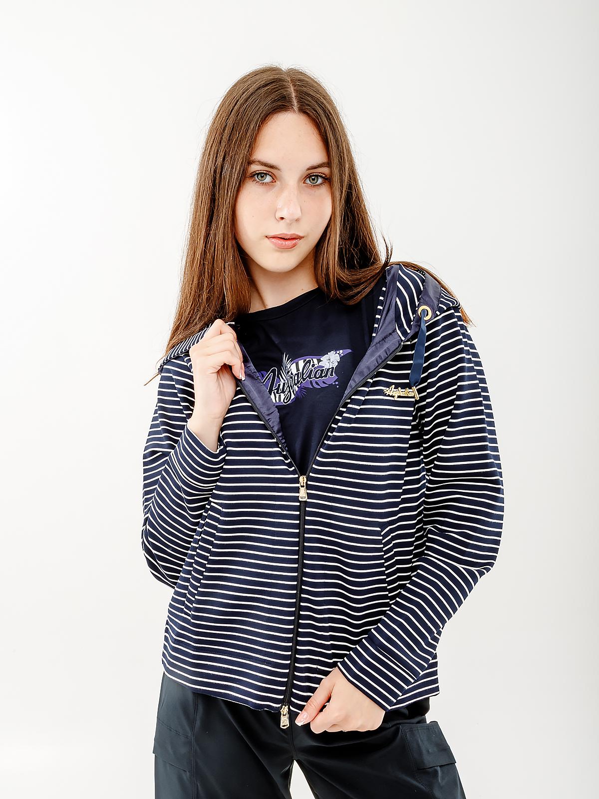 Толстовка женская Australian STRIPES HOODIE POLYVISCOSA JACKET L Разноцветный (7dLSDGC0010-020 L)