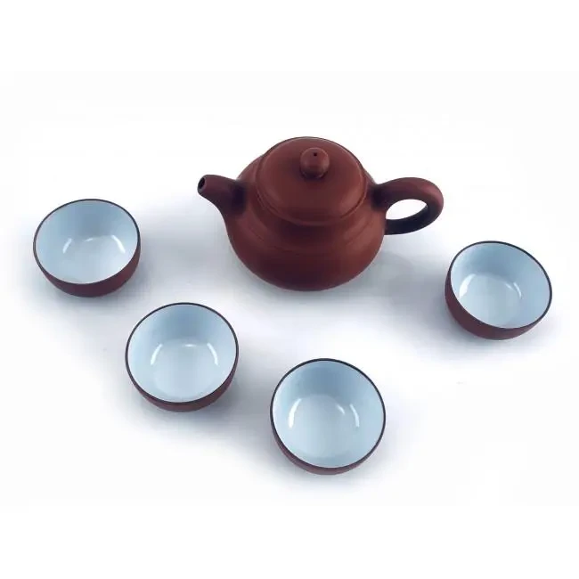 Сервіз глиняний 17х18х9,5 см Коричневий (27997A) - фото 3 Сервіз глиняний 17х18х9,5 см Коричневий (27997A) - фото 3