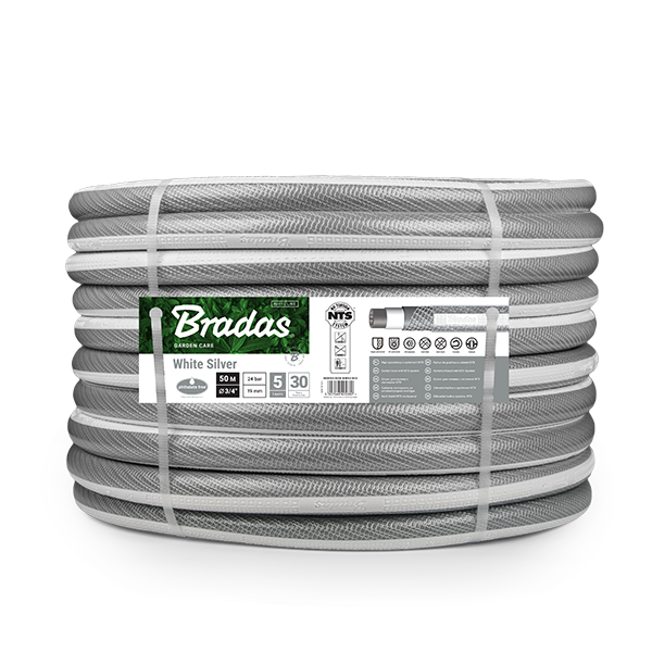 Шланг для полива Bradas NTS 3/4" 50 м White/Silver (WWS3/450)