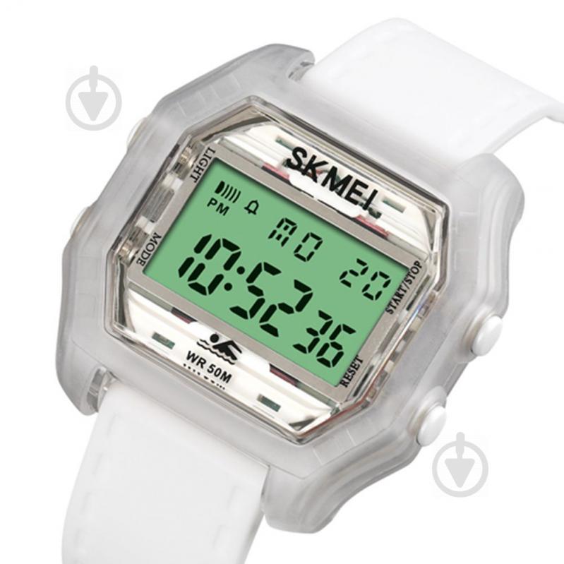 Часы Skmei 1623BOXWT White BOX - фото 2 Часы Skmei 1623BOXWT White BOX - фото 2