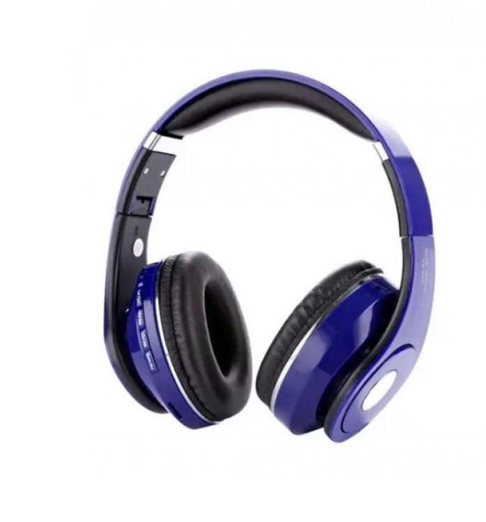 Наушники беспроводные MDR TM 003S BT Bluetooth microSD Синий (49527)