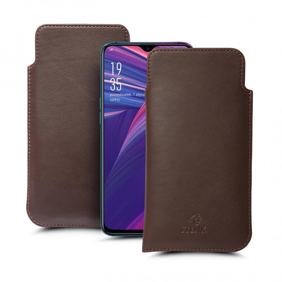 Футляр Stenk Elegance для OPPO R17 Pro Коричневый (66286)