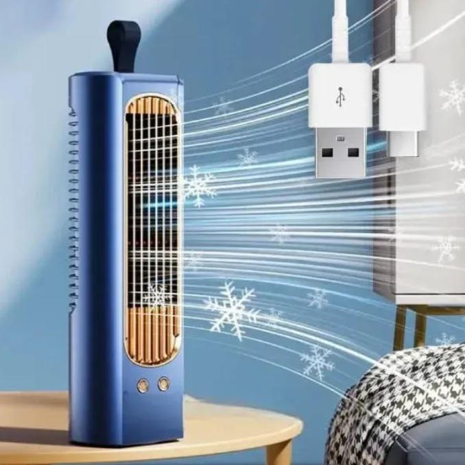 Вентилятор аккумуляторный Fan поворотный USB 45 Вт - фото 3