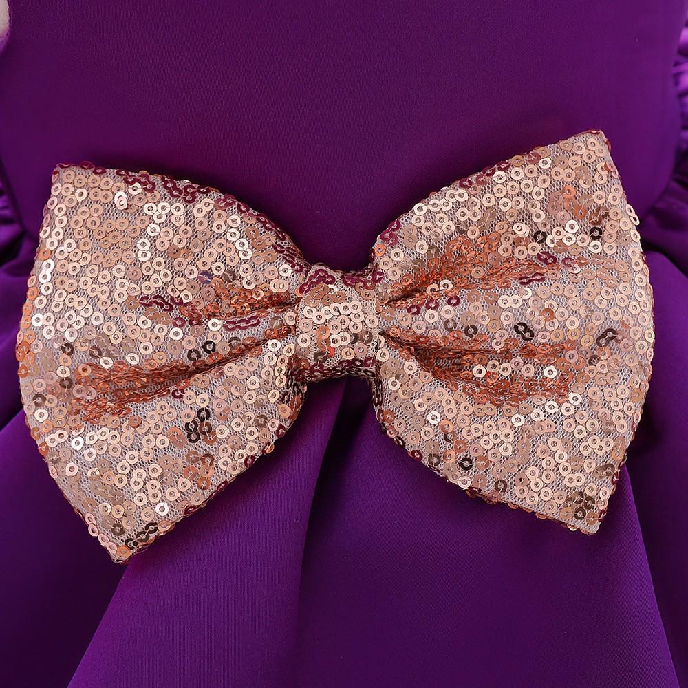 Платье праздничное 90 см Фиолетовое (23991943) - фото 4 Платье праздничное 90 см Фиолетовое (23991943) - фото 4