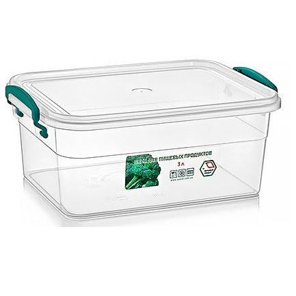 Харчовий контейнер з ручками NP-54 3 л 17,8х25х11 см (4820095710495) - фото 1 Харчовий контейнер з ручками NP-54 3 л 17,8х25х11 см (4820095710495) - фото 1
