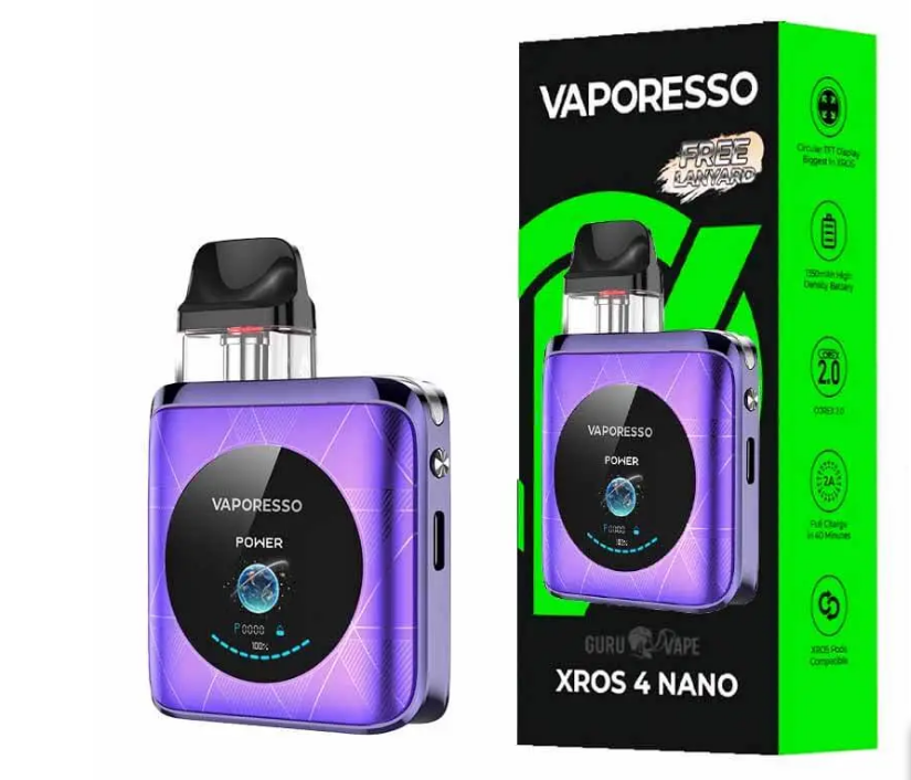 Система POD Vaporesso XROS 4 Nano Twilight Purple (19887)