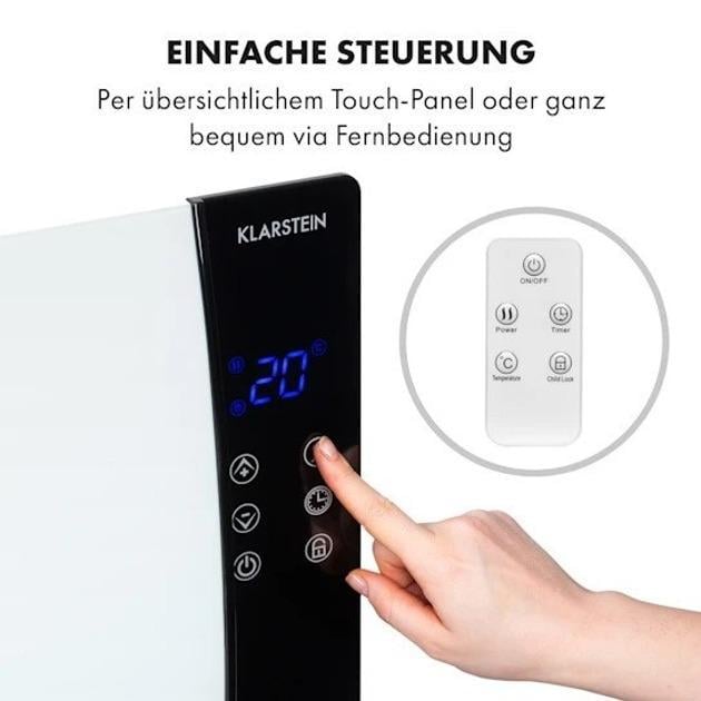 Обогреватель конвекторный KLARSTEIN Lindholm 2000 Вт (10035362) - фото 7