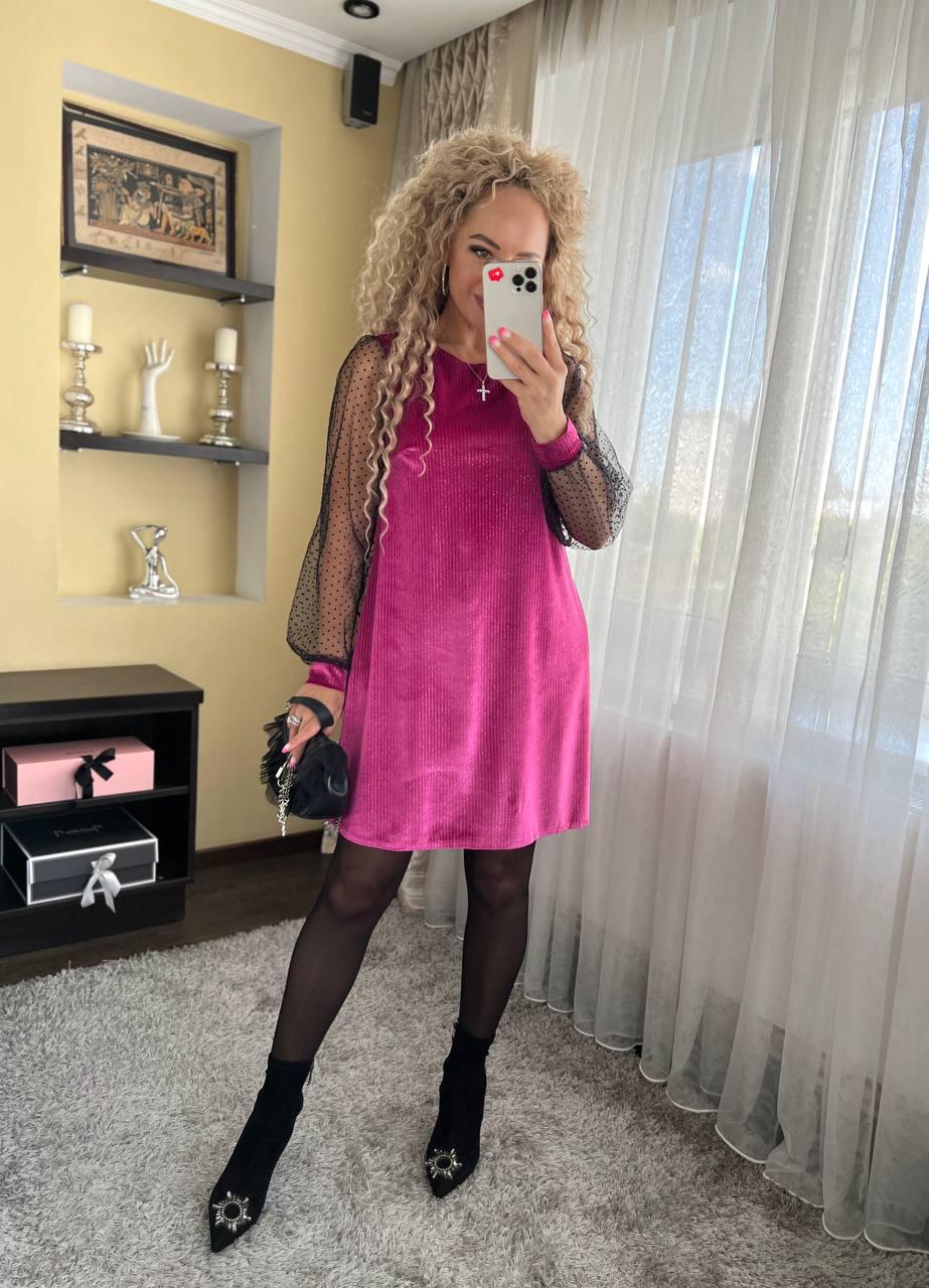 Сукня Ліла р. 52 Малиновий (1112-ди) - фото 5