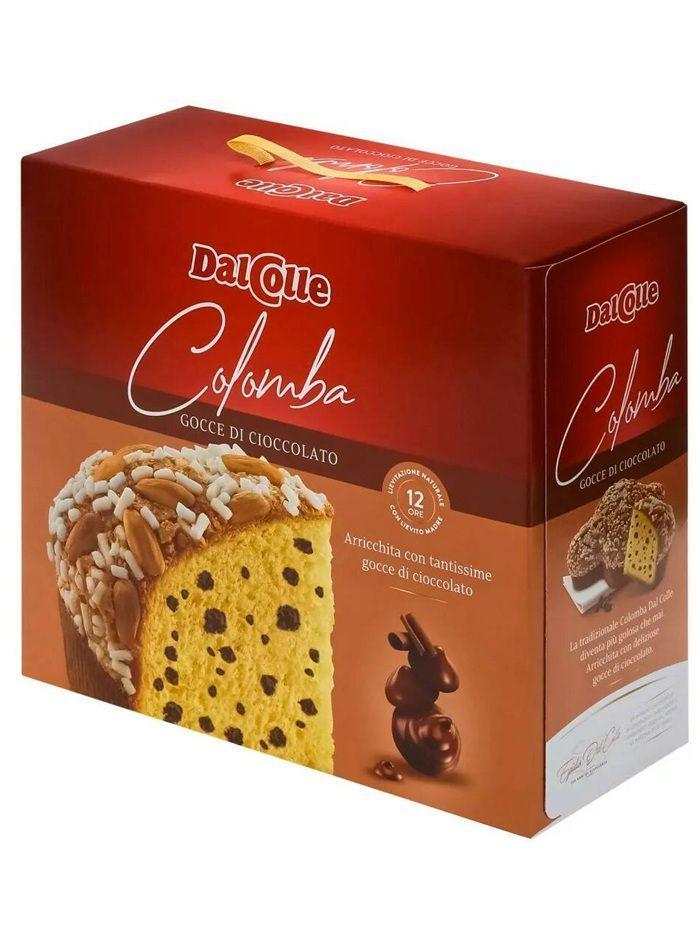 Панеттоне DalColle Colomba Gocce di Cioccolato 750 г (25074104)