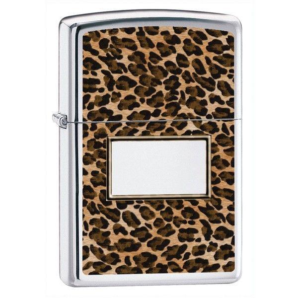 Зажигалка ZIPPO 28047 LEOPARD PRINT POLISHED Chrome